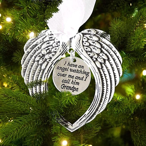 Christmas Memorial Hanging Ornaments Angel Wings